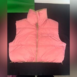 Muted Pink Puffer Coat for Winter Warmth